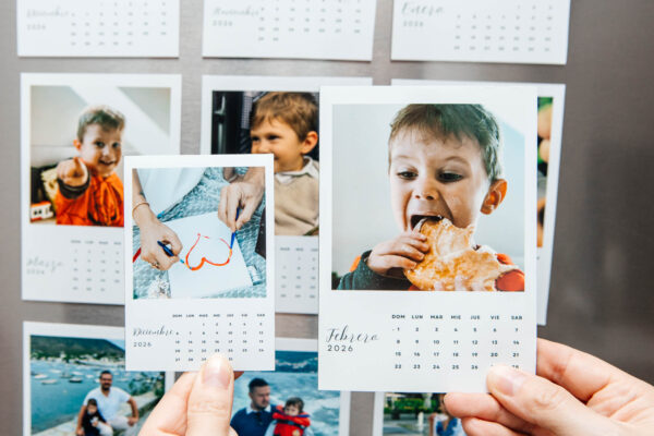 Calendario Magnético Personalizado con Fotos – Set de 12 Meses