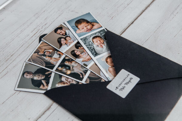 Tiras de fotomatón magnéticas – Set de 4 recuerdos personalizados