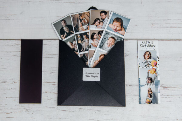 Tiras de fotomatón magnéticas – Set de 4 recuerdos personalizados