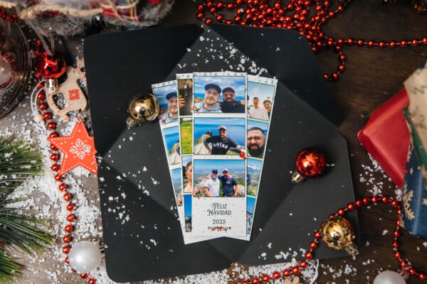 Set de Regalo de Navidad Mini – Tiras de Fotomatón Magnéticas Personalizadas